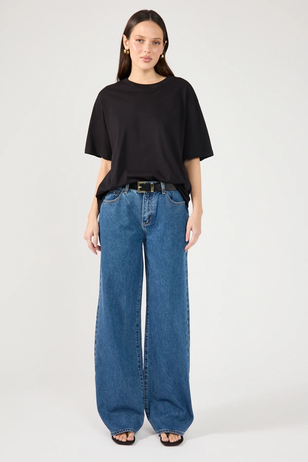 Abrand 95 Mid Rise Baggy Jean Bella