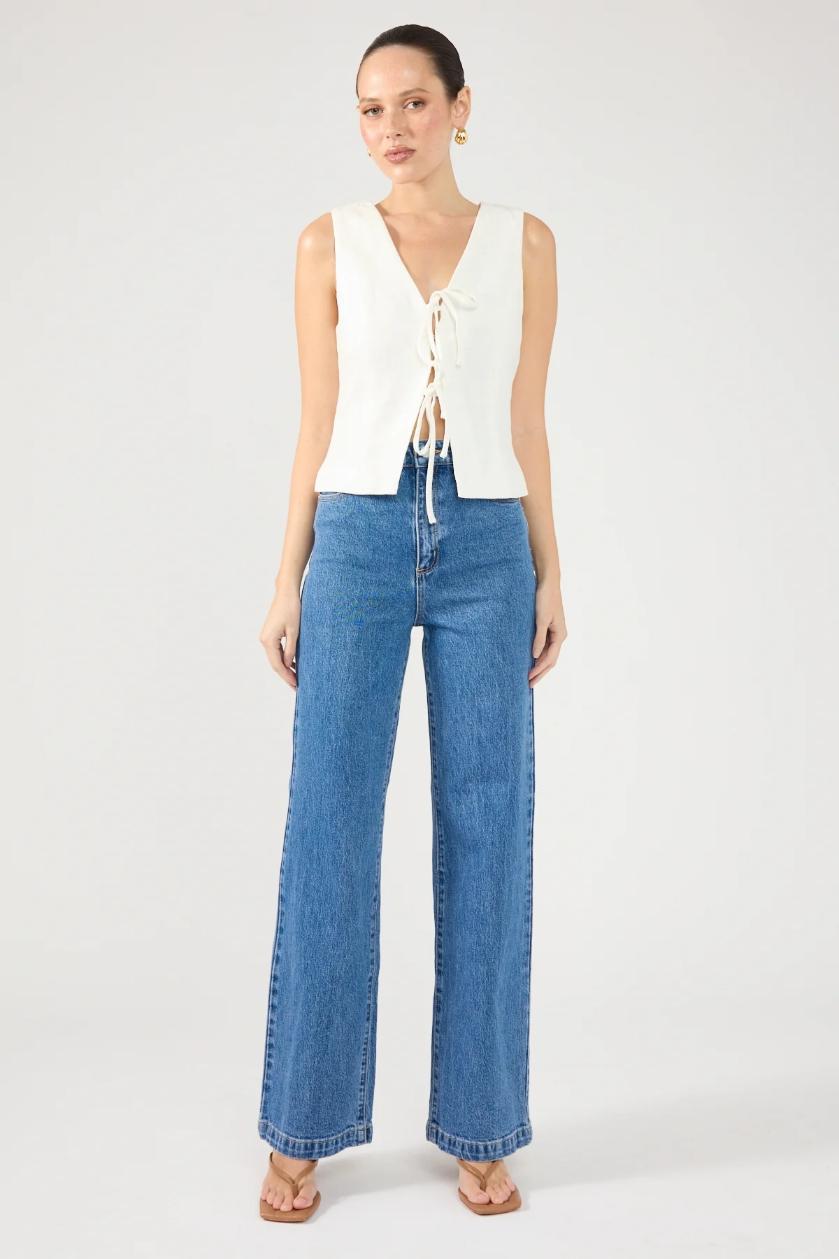 Abrand A 94 High Waisted Wide Jean Chantell Organic