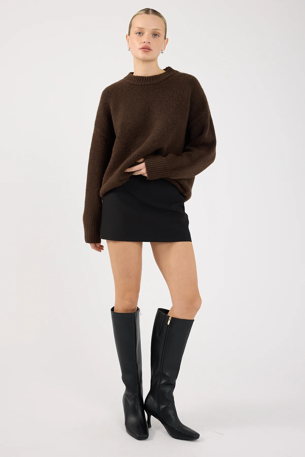 Perfect Stranger Luca Mini Skirt Black
