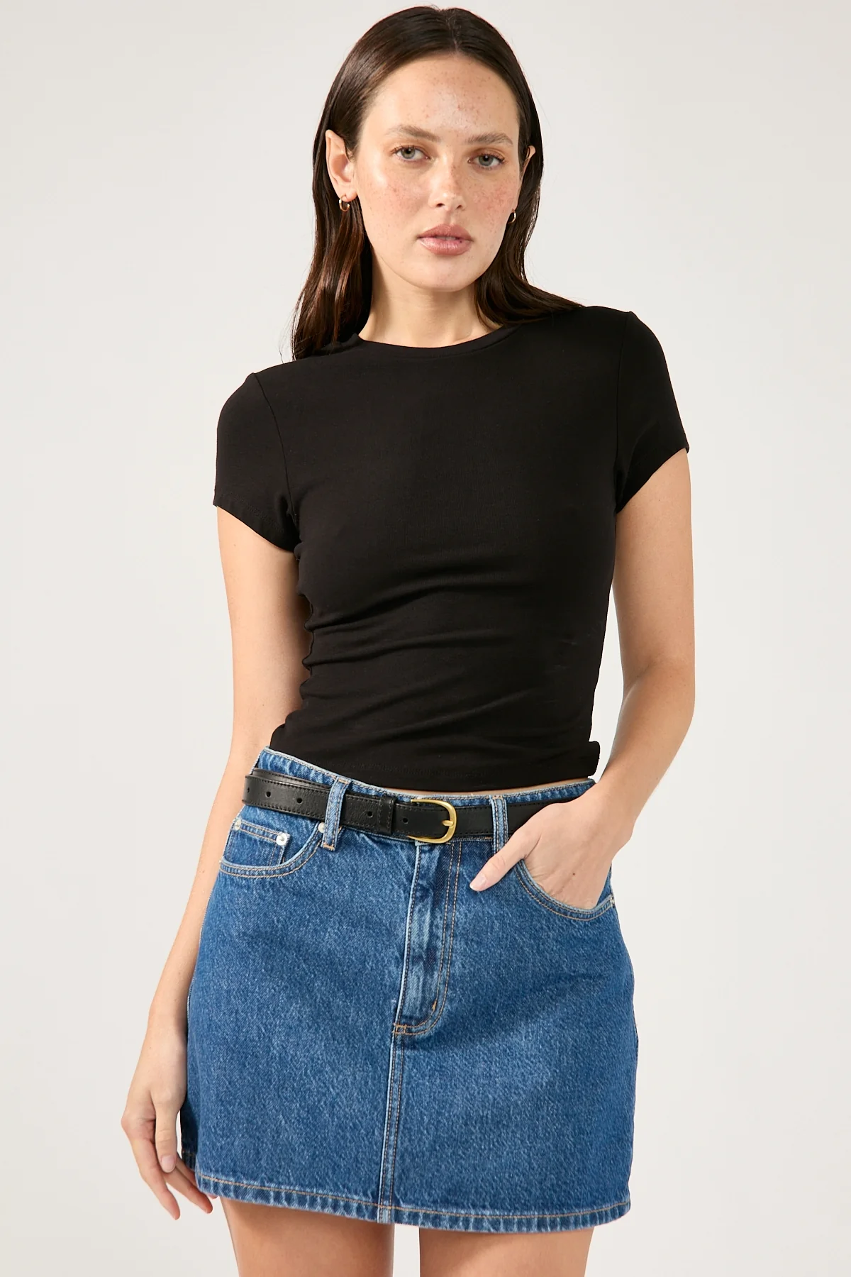 Lee Relaxed Mini Skirt Blue Dreamer