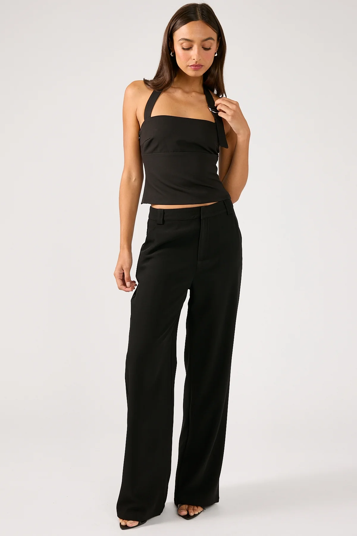 Perfect Stranger Fay High Rise Recycled Pant Black