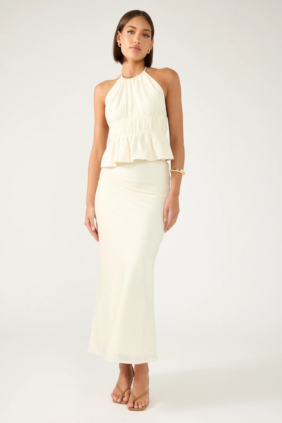 Perfect Stranger Marybelle Maxi Skirt Cream